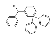 1,2,2-Triphenyl-1-(4-pyridyl)methanol Structure