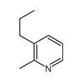 2-methyl-3-propylpyridine Structure