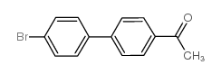 4-乙酰基-4'-溴代联苯结构式