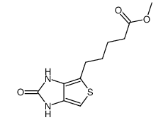 2-oxo-2,3-dihydro-4-(δ-methoxycarbonylbutyl)-1H-thieno<3,4-d>imidazole Structure