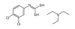 TRIETHYLAMMONIUM N-(3,4-DICHLOROPHENYL)DITHIOCARBAMATE)结构式
