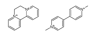 6,7-dihydrodipyrido[1,2-b:1',2'-e]pyrazine-5,8-diium,1-methyl-4-(1-methylpyridin-1-ium-4-yl)pyridin-1-ium Structure