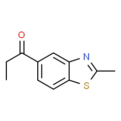 1-Propanone,1-(2-methyl-5-benzothiazolyl)-(7CI,8CI)结构式
