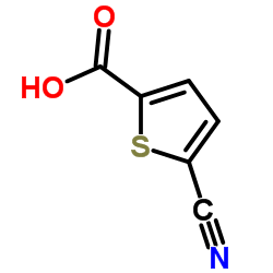 5-Cyano-2-thiophenecarboxylic acid Structure