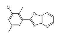 2-(3-chloro-2,5-dimethylphenyl)-[1,3]oxazolo[4,5-b]pyridine结构式