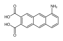 5-aminoanthracene-2,3-dicarboxylic acid结构式