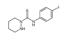 N-(4-iodophenyl)diazinane-1-carbothioamide结构式