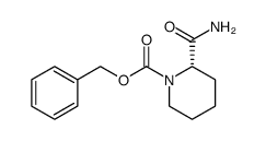 (2S)-2-(氨基羰基)哌啶-1-甲酸苄酯结构式