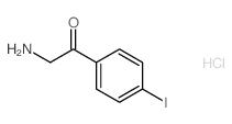 2-氨基-1-(4-碘苯基)乙酮盐酸盐结构式