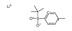 lithium,1-tert-butylsulfonyl-4-methylbenzene-6-ide结构式