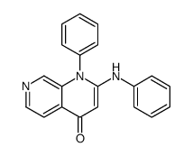 2-anilino-1-phenyl-1,7-naphthyridin-4-one Structure