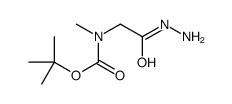 (2-肼基-2-氧代乙基)(甲基)氨基甲酸叔丁酯结构式