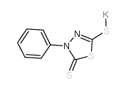 1,3,4-Thiadiazolidine-2,5-dithione,3-phenyl-, potassium salt (1:1) picture