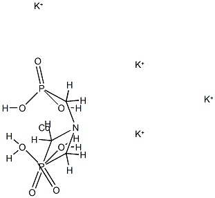 tetrapotassium [[[nitrilotris(methylene)]tris[phosphonato]](6-)-N,O,O'',O'''']cobaltate(4-)结构式