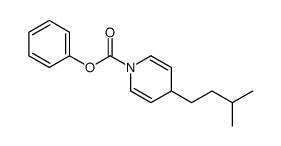 phenyl 4-(3-methylbutyl)-4H-pyridine-1-carboxylate Structure