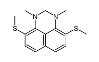 1-N,1-N,8-N,8-N-tetramethyl-2,7-bis(methylsulfanyl)naphthalene-1,8-diamine结构式