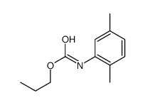 propyl N-(2,5-dimethylphenyl)carbamate Structure