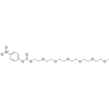 m-PEG7-4-nitrophenyl carbonate Structure