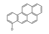 7-deuteriobenzo[a]pyrene结构式