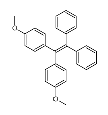 1-methoxy-4-[1-(4-methoxyphenyl)-2,2-diphenylethenyl]benzene Structure
