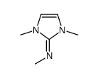 Methanamine, N-(1,3-dihydro-1,3-dimethyl-2H-imidazol-2-ylidene)- (9CI) Structure
