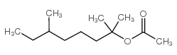 2,6-二甲基-2-辛醇乙酸酯结构式