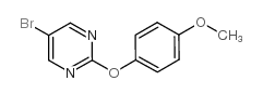 5-溴-2-(4-甲氧基苯氧基)嘧啶结构式