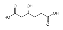 (R)-3-hydroxyadipic acid Structure