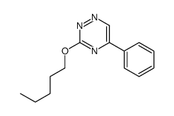 3-Pentyloxy-5-phenyl-1,2,4-triazine Structure