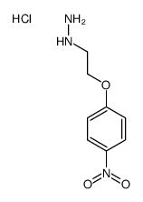[2-(4-nitrophenoxy)ethylamino]azanium,chloride Structure