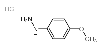 4-methoxyphenylhydrazine hydrochloride Structure