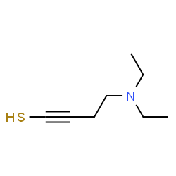 1-Butyne-1-thiol,4-(diethylamino)-(9CI)结构式