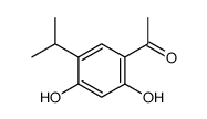 1-(2,4-二羟基-5-异丙基苯基)乙酮结构式
