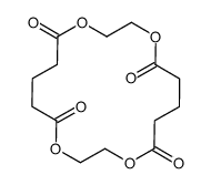 1,4,10,13-tetraoxacyclooctadecane-5,9,14,18-tetrone结构式