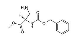 Nα-Cbz-β-amino-L-alanine methyl ester结构式