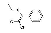 (2,2-dichloro-1-ethoxyvinyl)benzene结构式