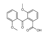 3-methoxy-2-(2-methoxybenzoyl)benzoic acid结构式