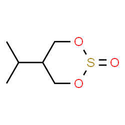 1,3,2-Dioxathiane,5-(1-methylethyl)-,2-oxide,trans-(9CI) structure