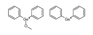 diphenyl-λ3-germane,methoxy(diphenyl)germanium Structure