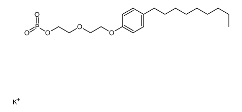 potassium [2-[2-(4-nonylphenoxy)ethoxy]ethyl] phosphonate Structure