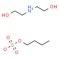 bis(2-hydroxyethyl)ammonium butyl sulphate Structure
