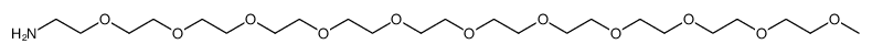 氨基十一甘醇单甲醚结构式