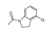 1-(4-chloro-2,3-dihydro-indol-1-yl)-ethanone结构式