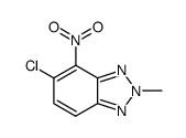 5-chloro-2-methyl-4-nitrobenzotriazole结构式