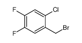 2-CHLORO-4,5-DIFLUOROBENZYL BROMIDE Structure