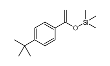 Benzene, 1-(1,1-dimethylethyl)-4-[1-[(trimethylsilyl)oxy]ethenyl] Structure
