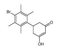 5-(4-bromo-2,3,5,6-tetramethylphenyl)-3-hydroxycyclohex-2-en-1-one Structure