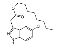 octyl 2-(5-chloro-2H-indazol-3-yl)acetate结构式