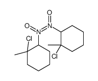 (2-chloro-2-methylcyclohexyl)-[(2-chloro-2-methylcyclohexyl)-oxidoamino]-oxoazanium结构式