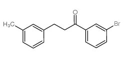 3'-BROMO-3-(3-METHYLPHENYL)PROPIOPHENONE结构式